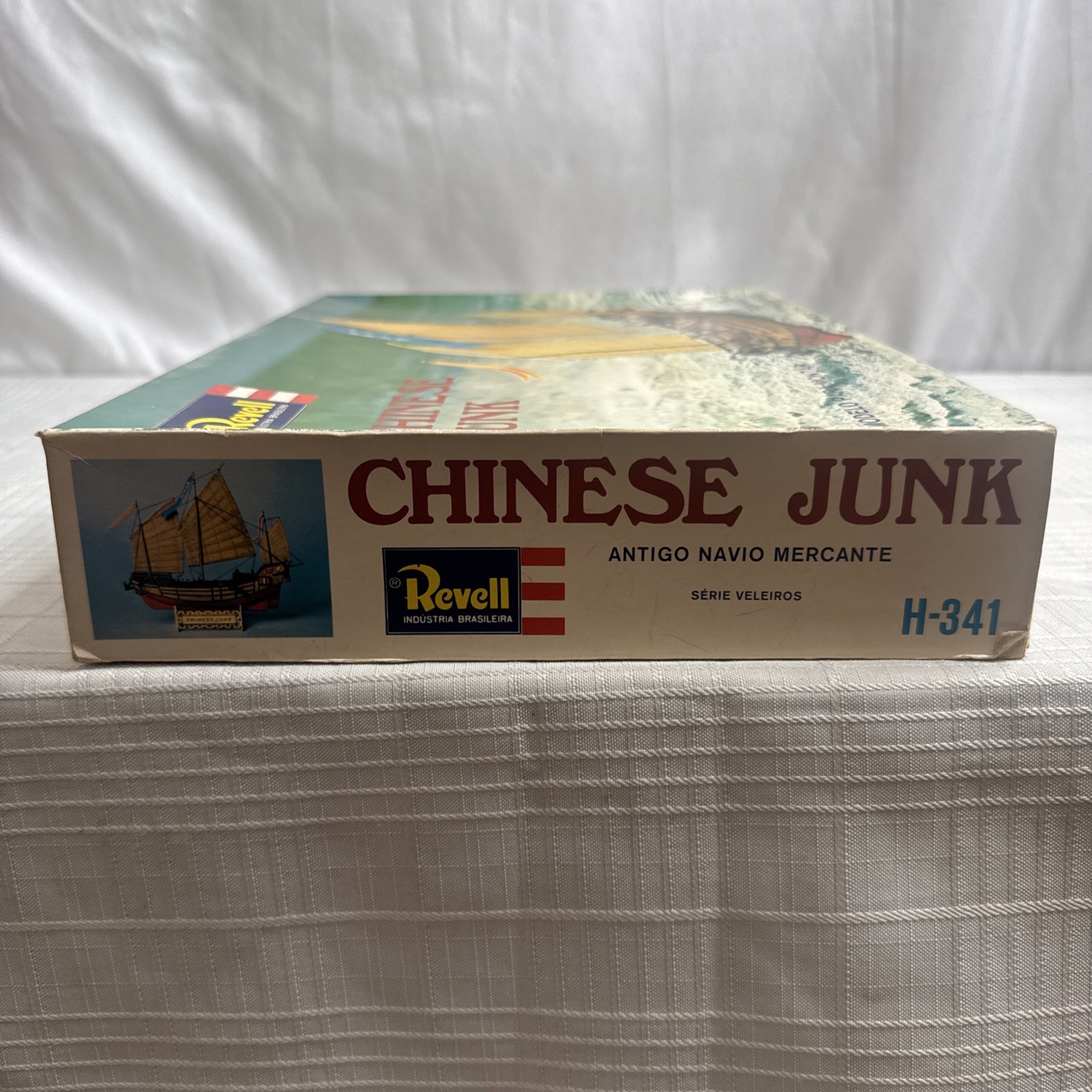 Revell Chinese Junk Plastic Model Kit H-341 Made in Brazil VINTAGE NEW RARE