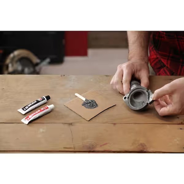 Strongest Metal Steel Aluminum Bond Adhesive Cold Weld Reinforced Epoxy Glue 2oz