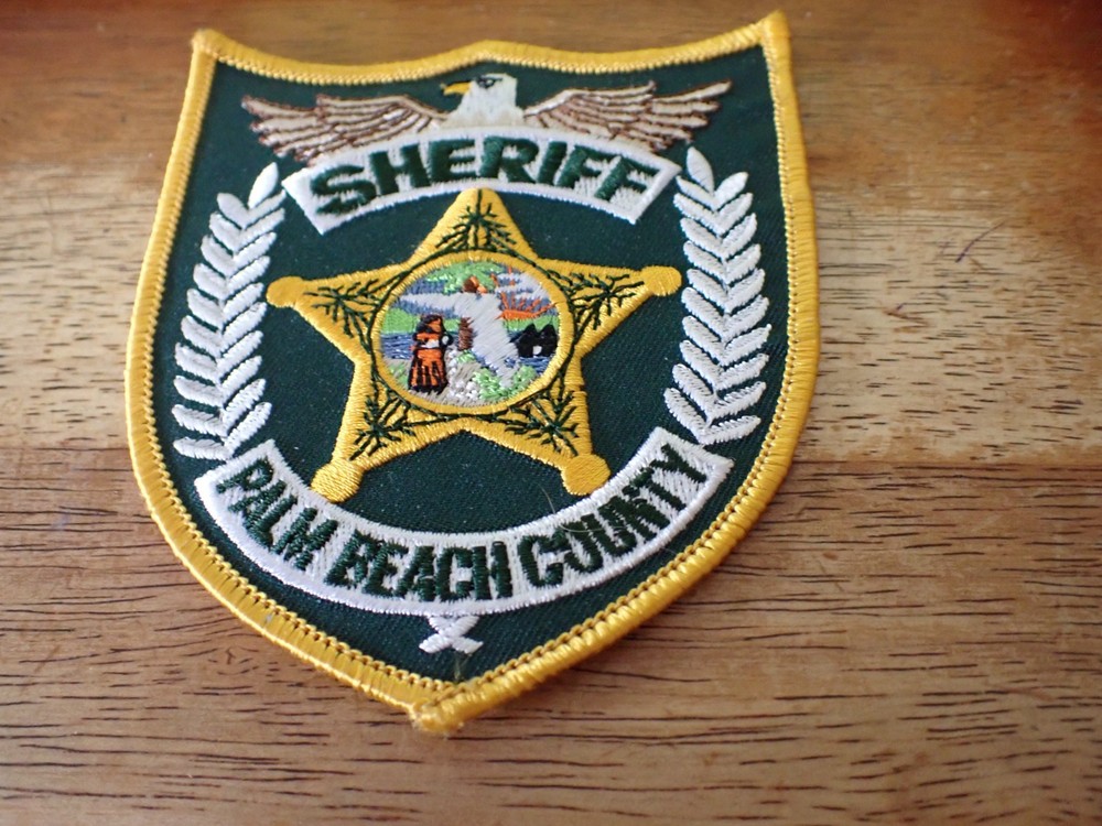PALM BEACH FLORIDA SHERIFF   OBSOLETE VEST PATCH  PATCH BX E #12