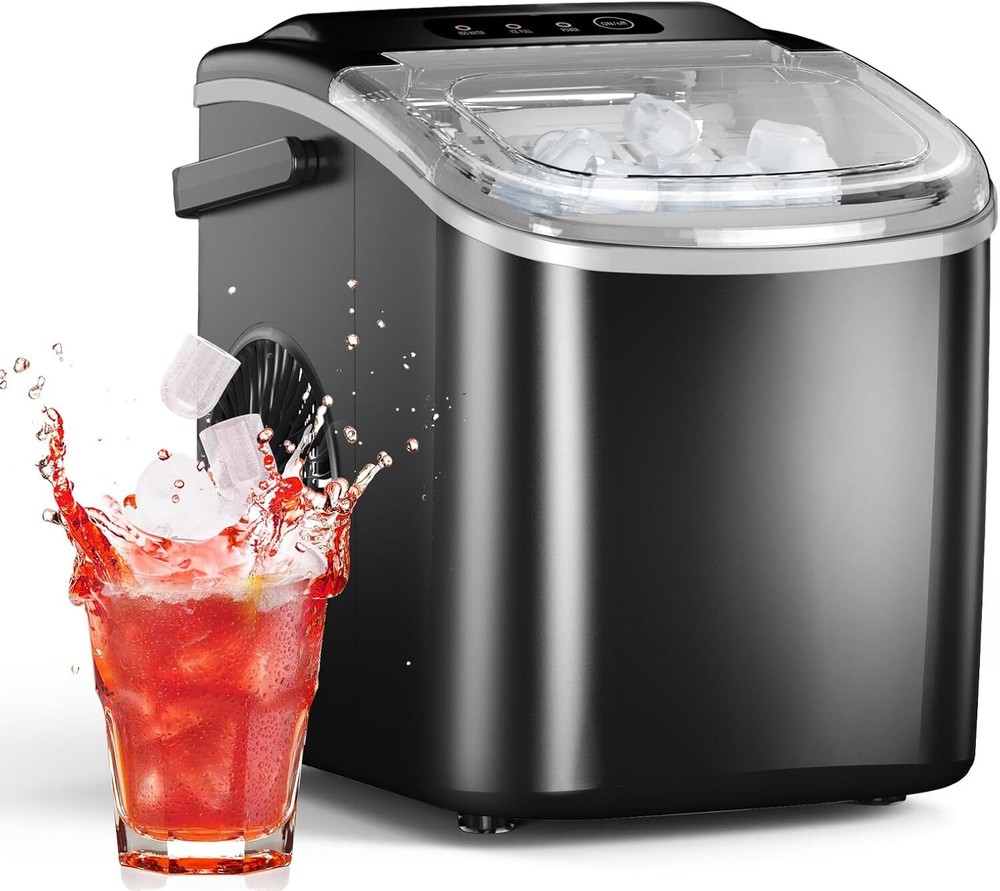 Countertop Ice Maker, High Efficiency Portable Ice Maker,Self-Cleaning Ice Maker