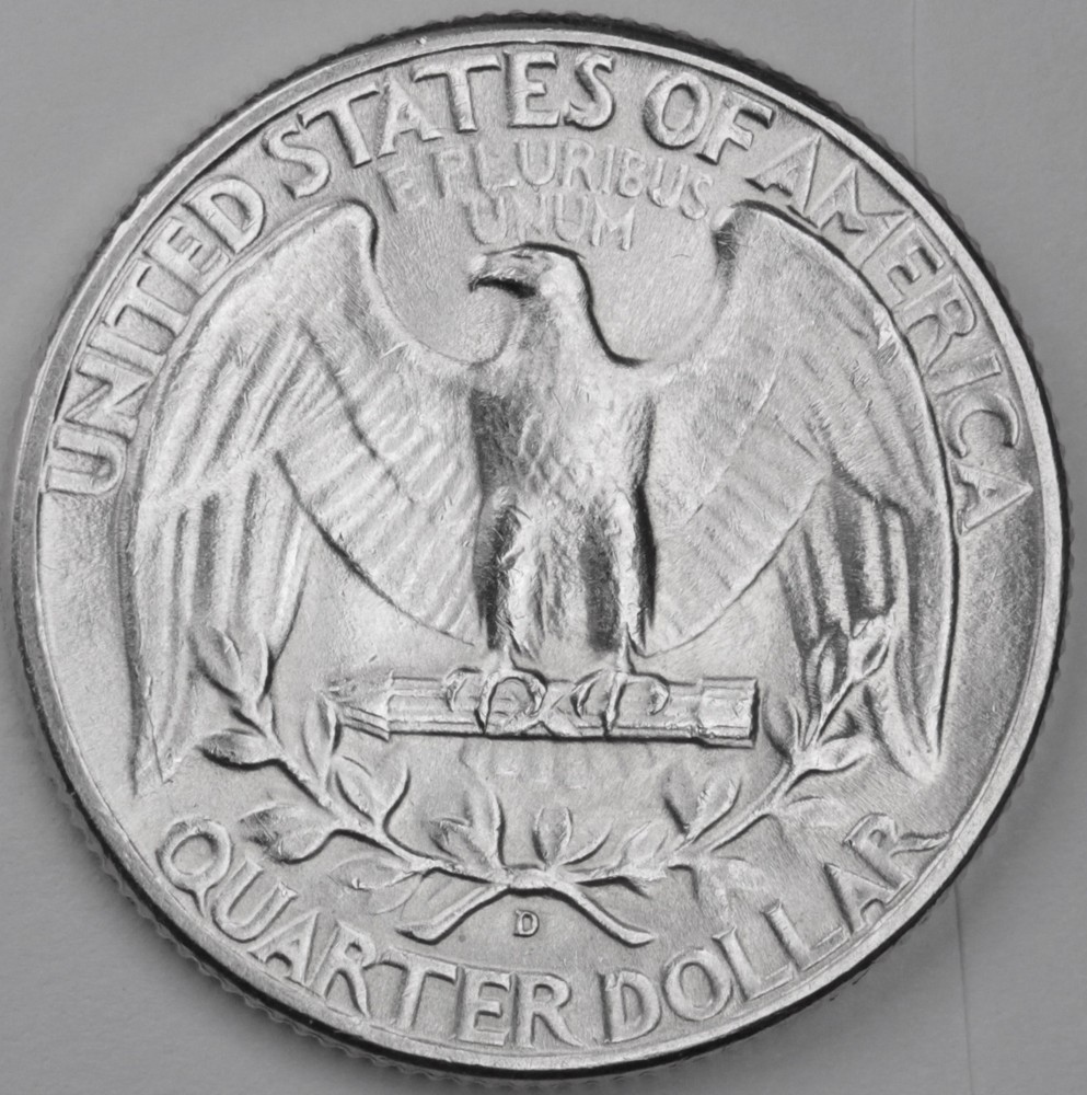 1946-d Washington Quarter. Blast White, Minimum Bag Marks. Choice BU. (Inv A)