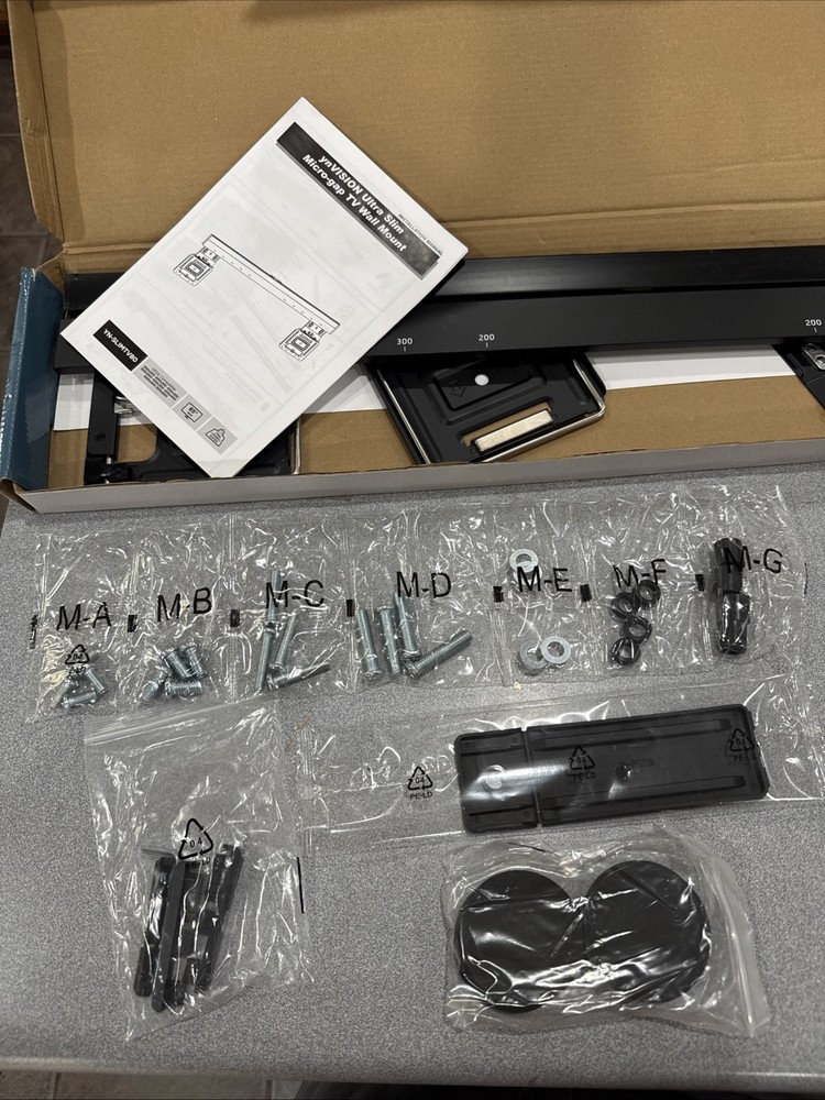 Ynvision Ultra Slim Micro-gap Tv Wall Mount