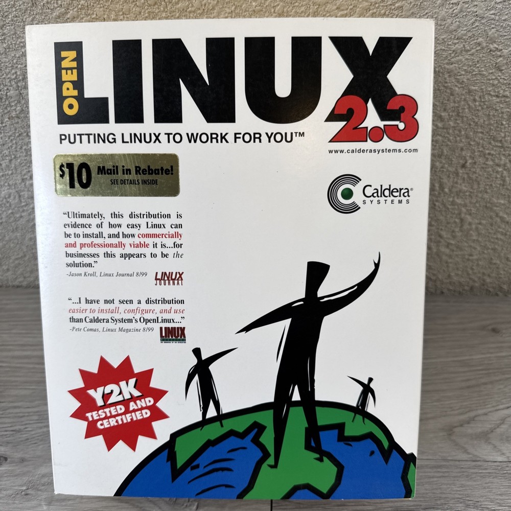 1999 Open Linux 2.3 Original Box Set Complete