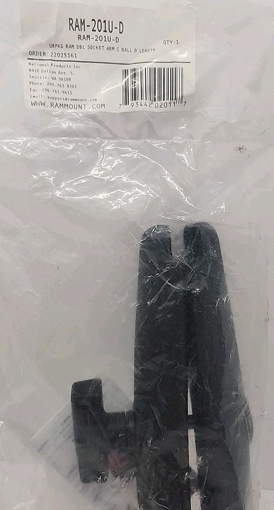 RAM Long Double Socket Arm RAM-201U-D