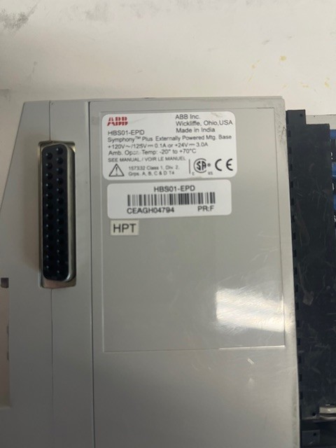 ABB Symphony Plus DO01 16 Channel Digital Output Module with Base HBS01-EPD