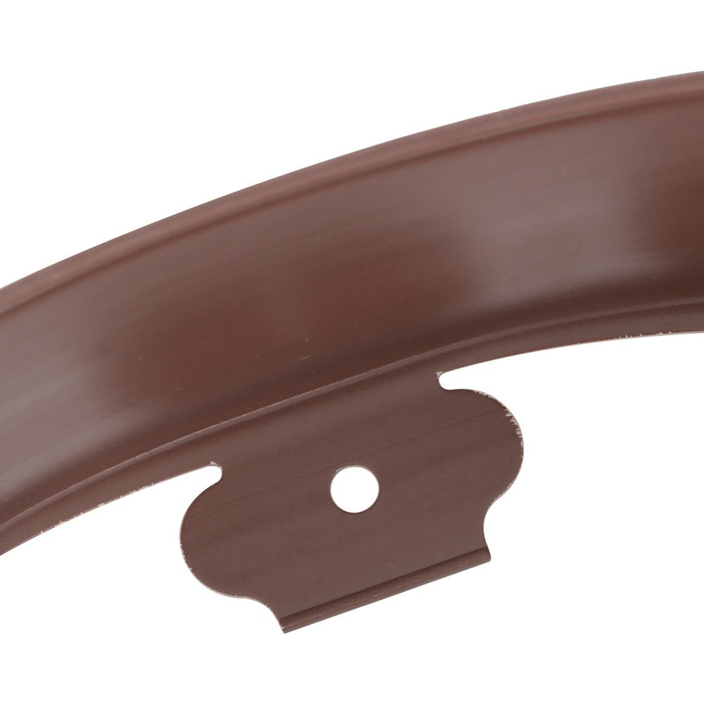 66FT 4” No Dig Lawn Border L-shaped Brown Garden Edging Kit W/ 60 Spike Plastic