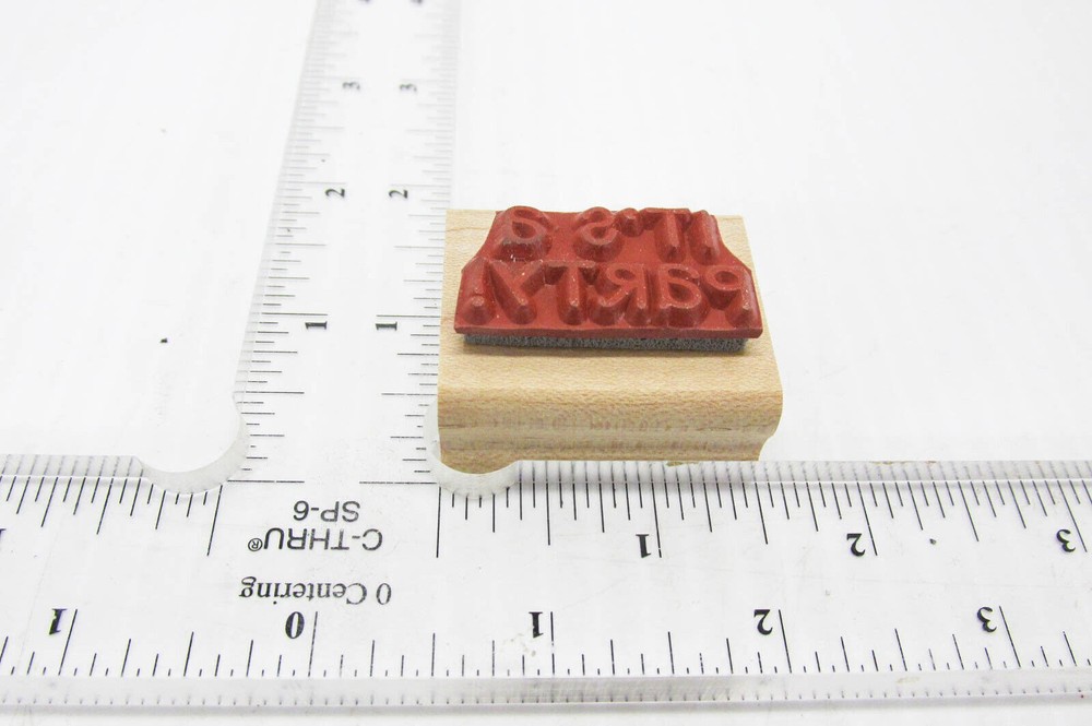 Its A Party Rubber Stamp - Stamp Set G148
