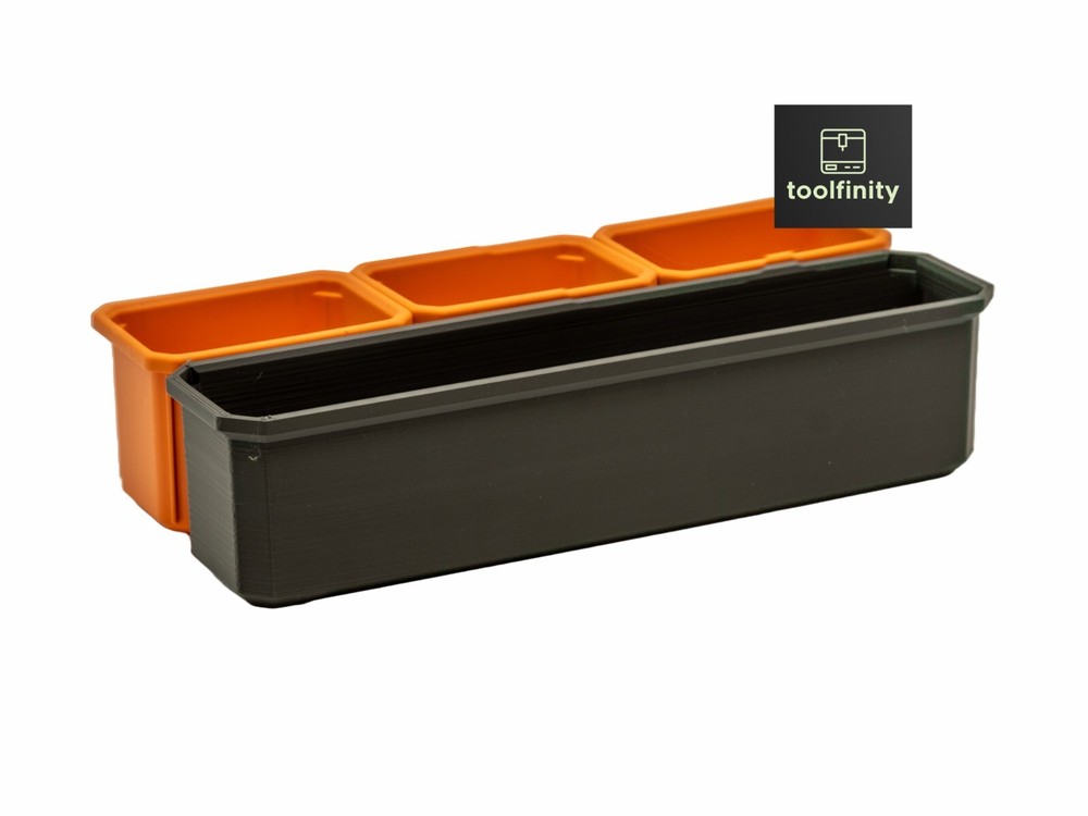 Long Bin for RIDGID 2.0 Pro Gear System Half Organizer (BIN ONLY)