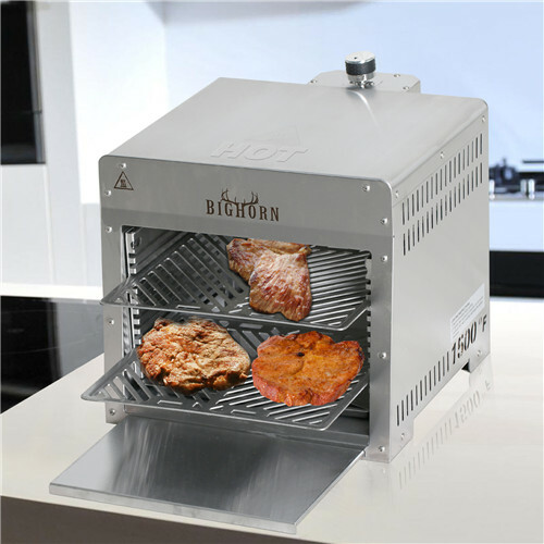 BIG HORN OUTDOORS 1500°F Infrared Steak Grill Stainless Steel Propane Gas Grill