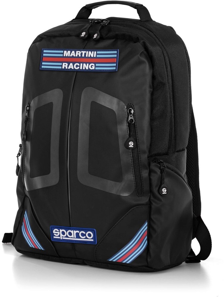 Sparco Martini Racing Super Stage Rucksack Backpack Bag Black