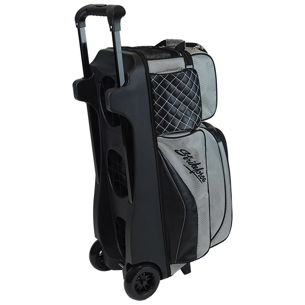 KR Strikeforce Royal Flush Silver 3 Ball Roller Bowling Bag