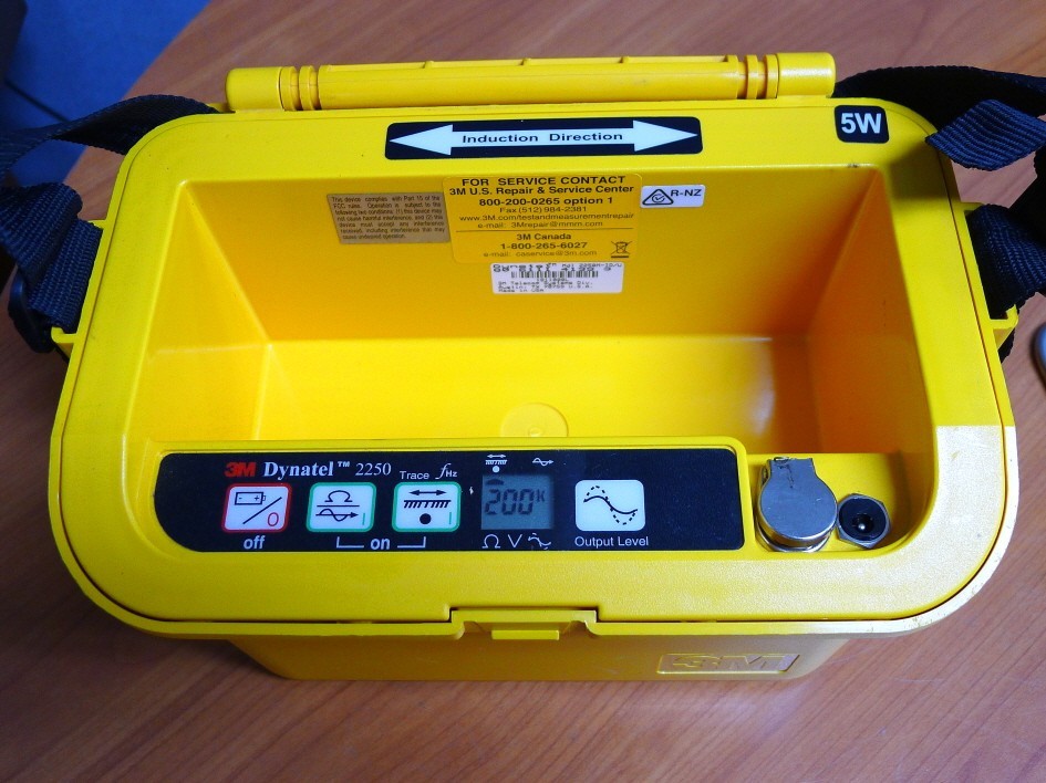 3M Dynatel 2250 Cable Locator, 2250M Cable, Pipe Locator READ!