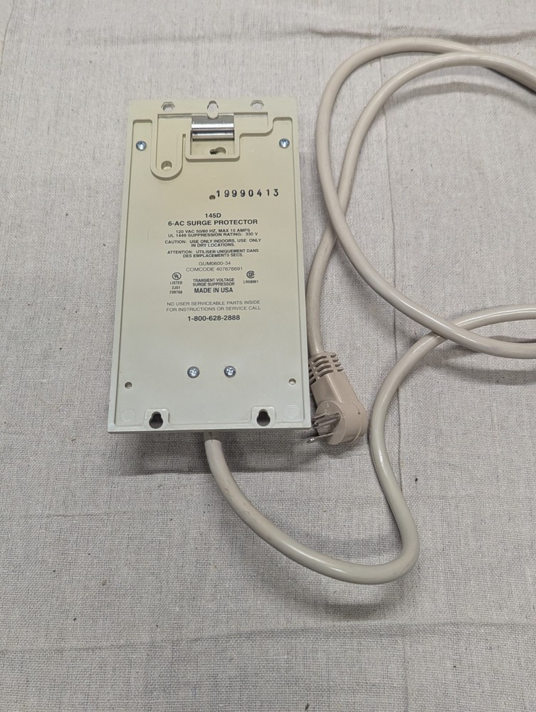Lucent 145D 6-AC Surge Protector Transient Voltage Surge Suppressor