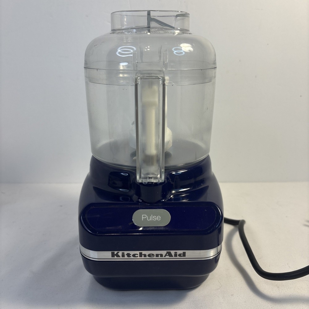 KitchenAid KFC3100ER 3 Cup Chef’s Chopper Mini Food Processor Red Read Blue