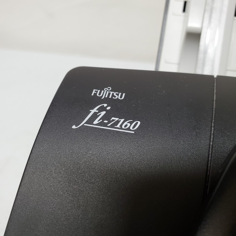 Fujitsu fi-7160 Color Document Scanner NO ADAPTER 26K Pg Ct Duplex