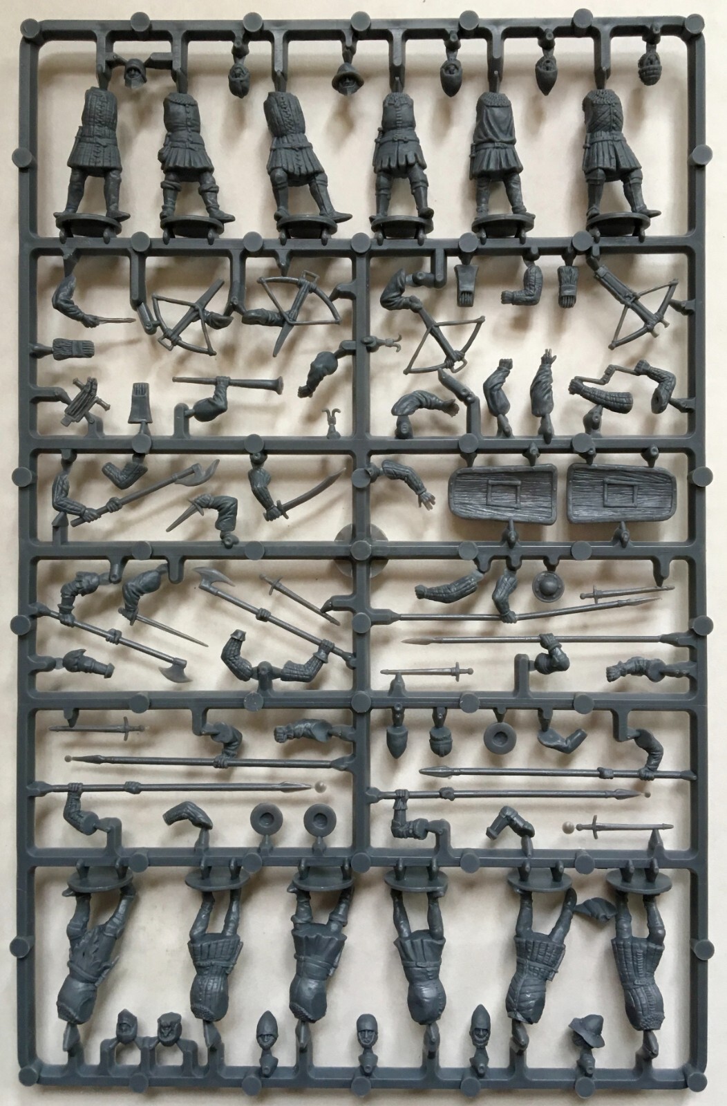 Perry Agincourt French Army 1415 - 1429 Infantry • 1 Sprue • 12 Minis