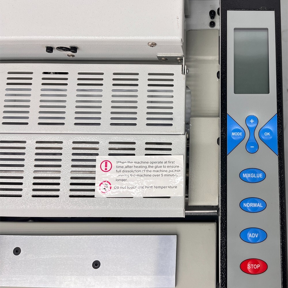 Automatic Paper Binding Machine 13.4" Book Sheet Glue Coating & Binding Machine