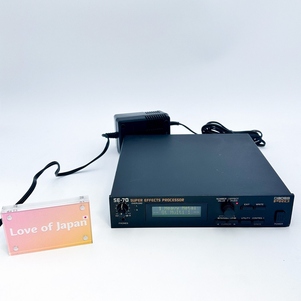 Boss SE-70 Multi Super Effects Processor Good Condition Working