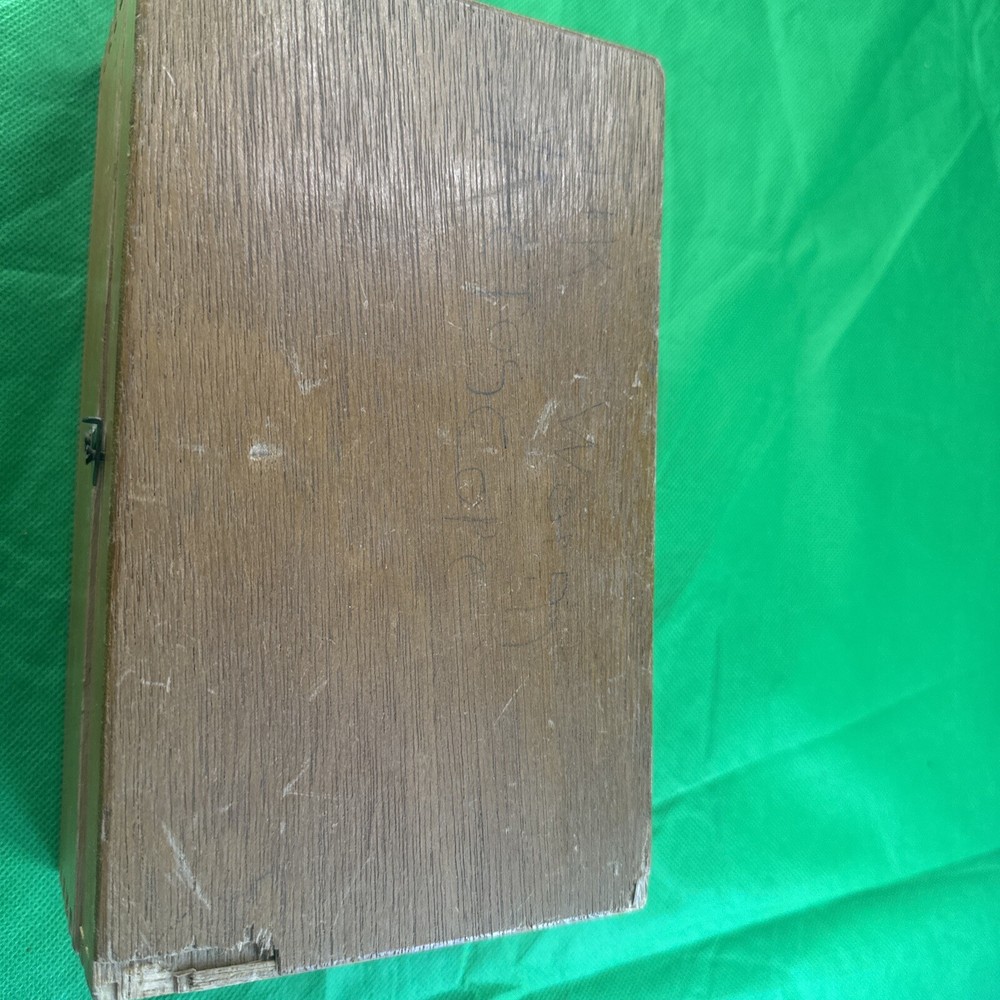 VINTAGE Toc Optics Student Microscope, In Wooden Box.