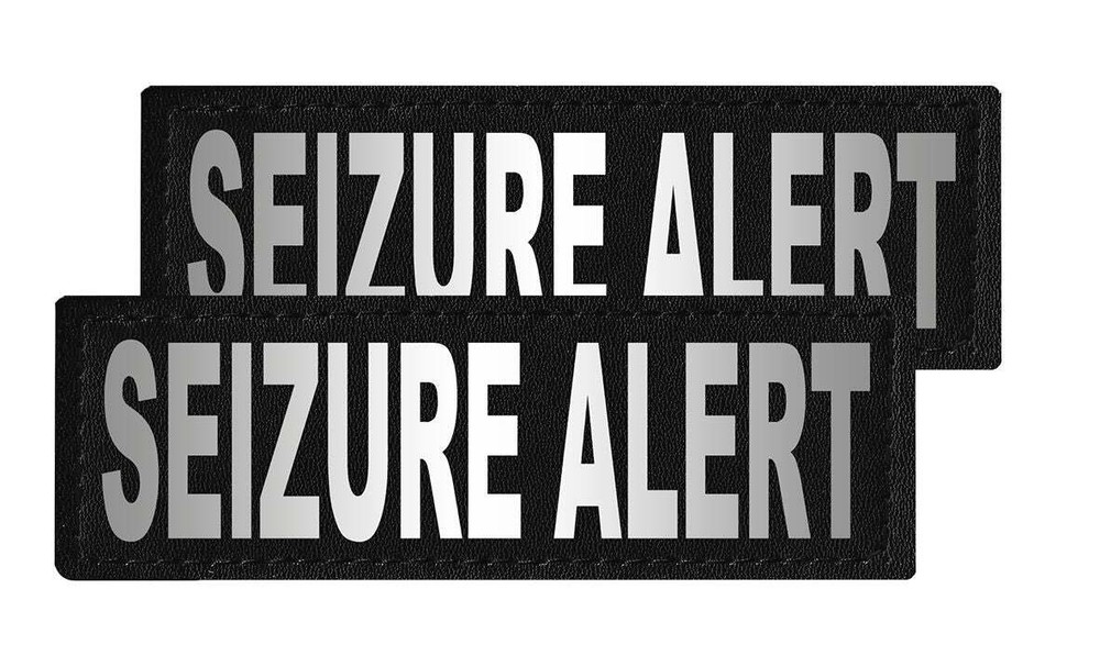 Removable Patches (2 Per Pack) - 2 x 6" SEIZURE ALERT
