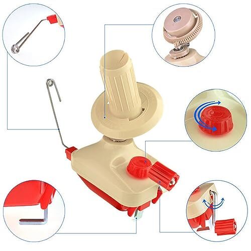 Yarn Ball Winder & Can with Scissors