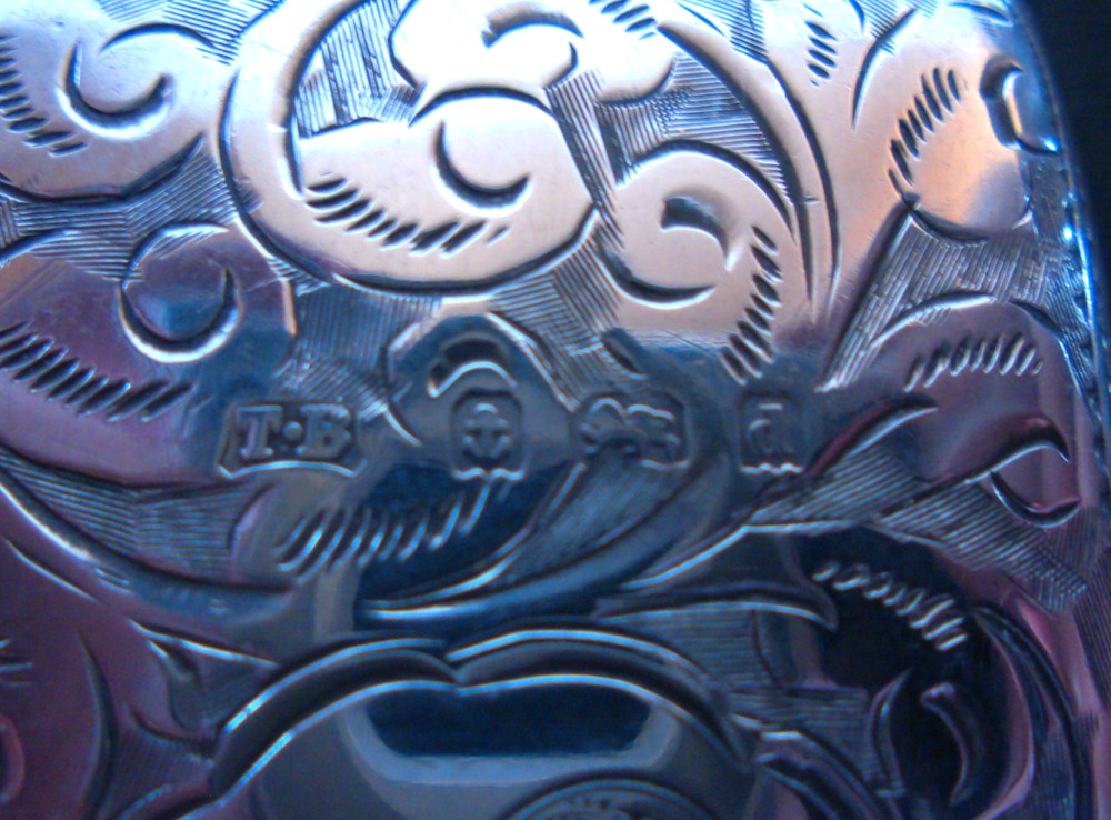 Solid Silver Beautiful Purse Hallmark Dated 1903 By Thomas Bishton Birmingham
