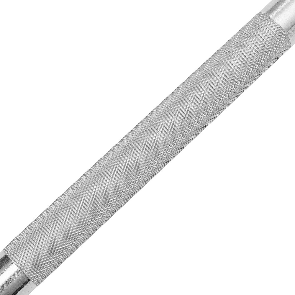OPEN BOX - Rubber Fixed Barbell, Pre-Loaded Weight, Straight Bar - 20 LB