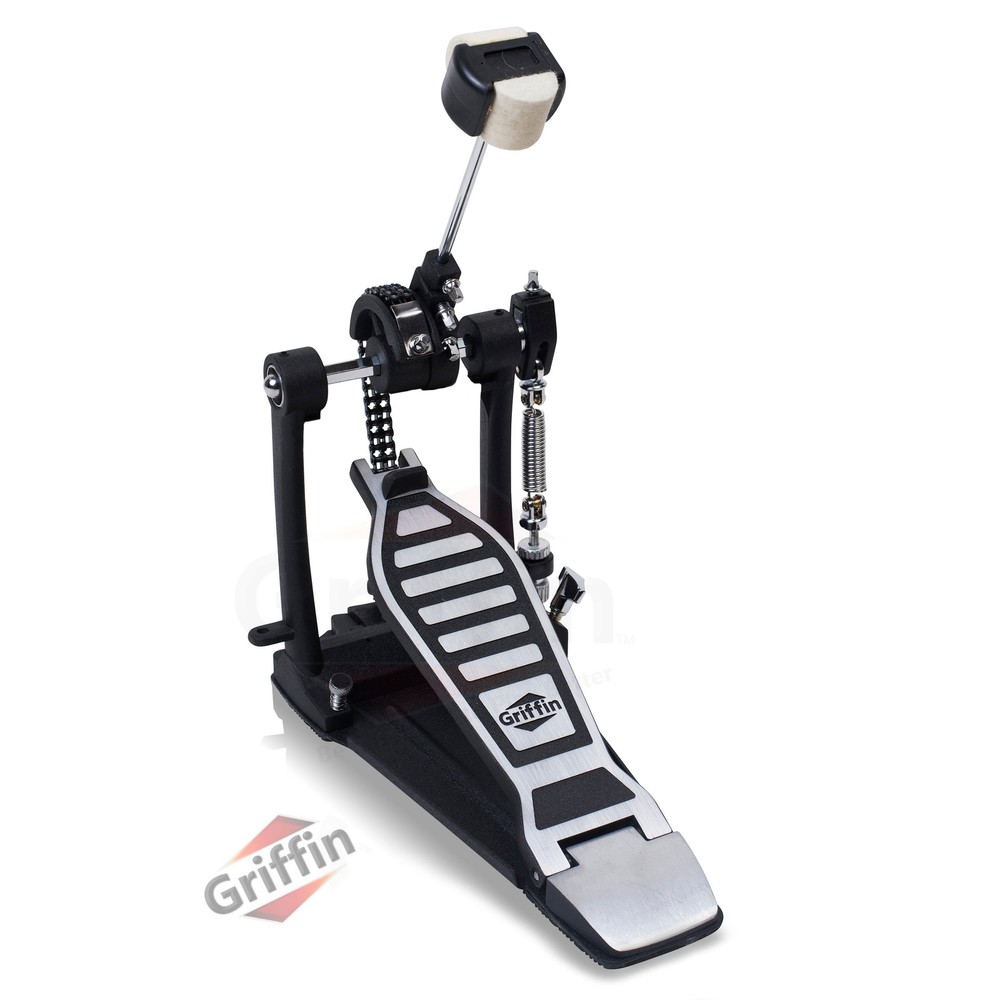 Complete Drum Hardware Pack 6 Piece Set by GRIFFIN | Full Size Percussion Stand