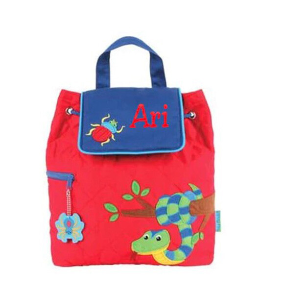 Stephen Joseph Personalized Monogrammed Backpack SNAKE