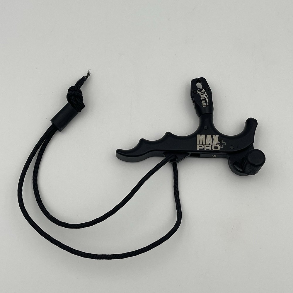 TRU Ball Max Pro Plus Bow Release - 4 Finger Black
