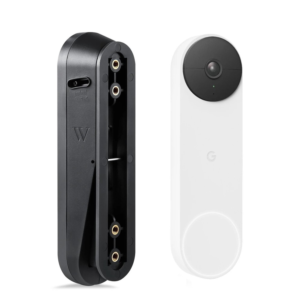 Google Nest Doorbell with Vertical Mount - Snow
