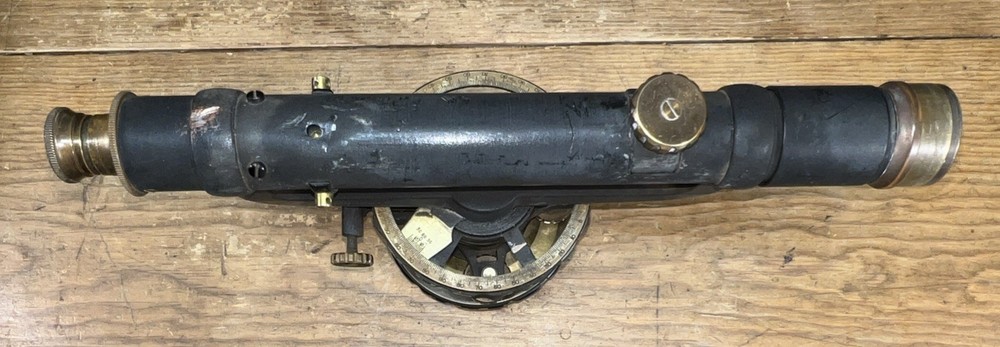 VNTG David White Co. Transit Scope Surveyor Instrument W/ Case Engineering Decor