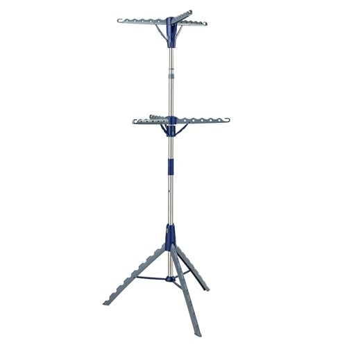 Honey-Can-Do 2-Tier Collapsible Tripod Drying Rack – Space-Saving Foldable Cloth