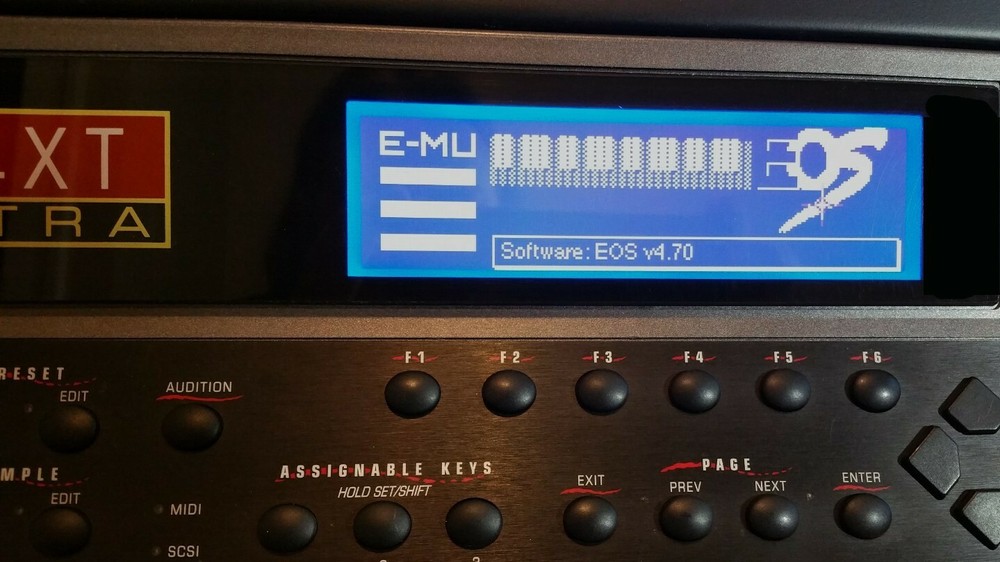EMU ULTRA E4XT e6400 E-SYNTH E5000 E4 Platinum (Negative) Custom LED Display !