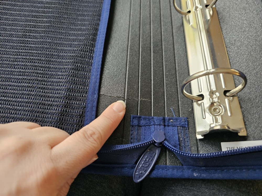Vintage Mead Five Star Zipper Binder
