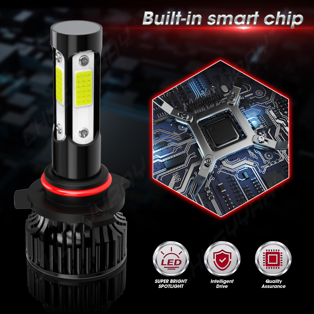 For Chevy Silverado 1999-2002 Tahoe 2000-2006 6000K LED Headlights Lights Bulbs