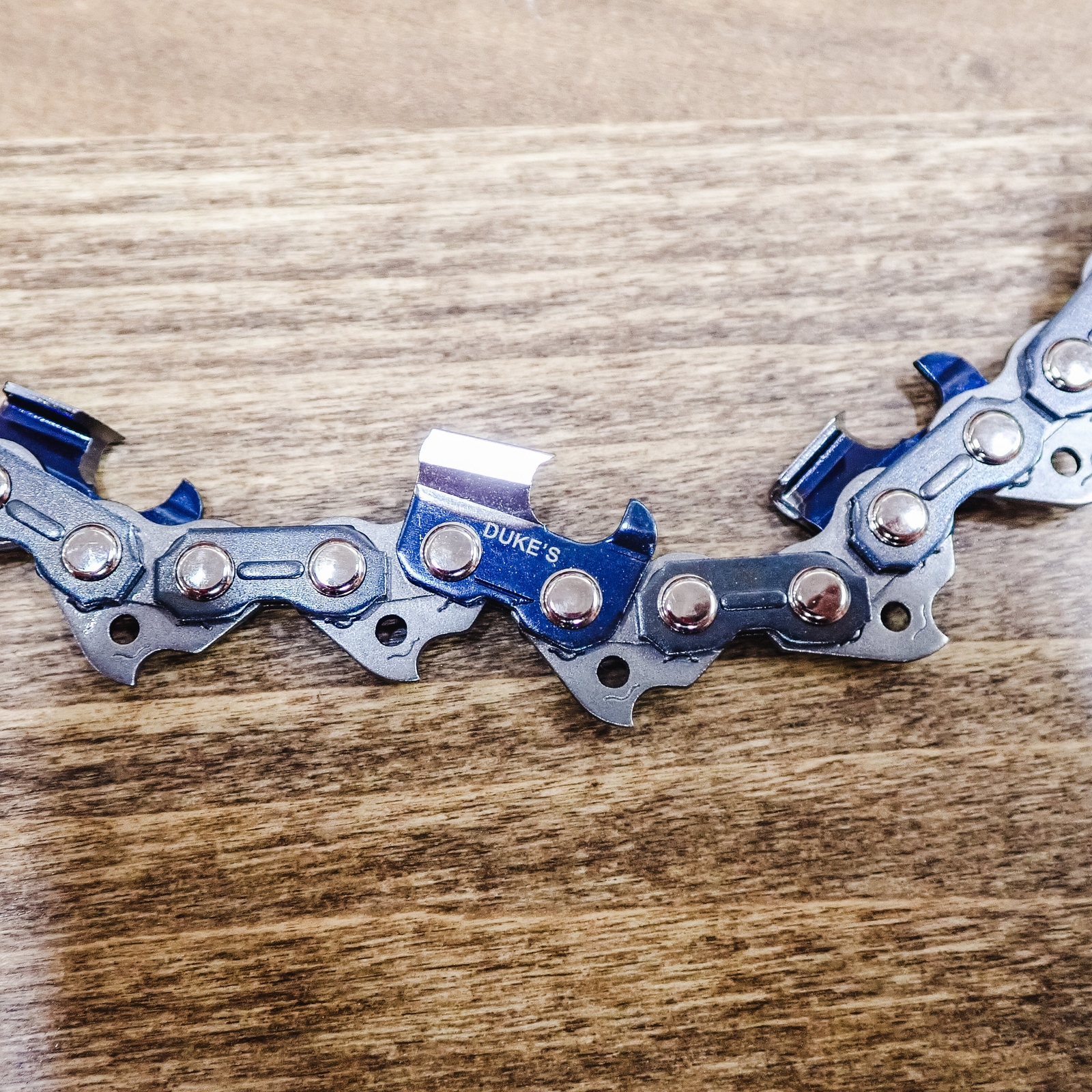 THE DUKE'S BAR AND FULL CHISEL HARD CHROME CHAIN COMBO