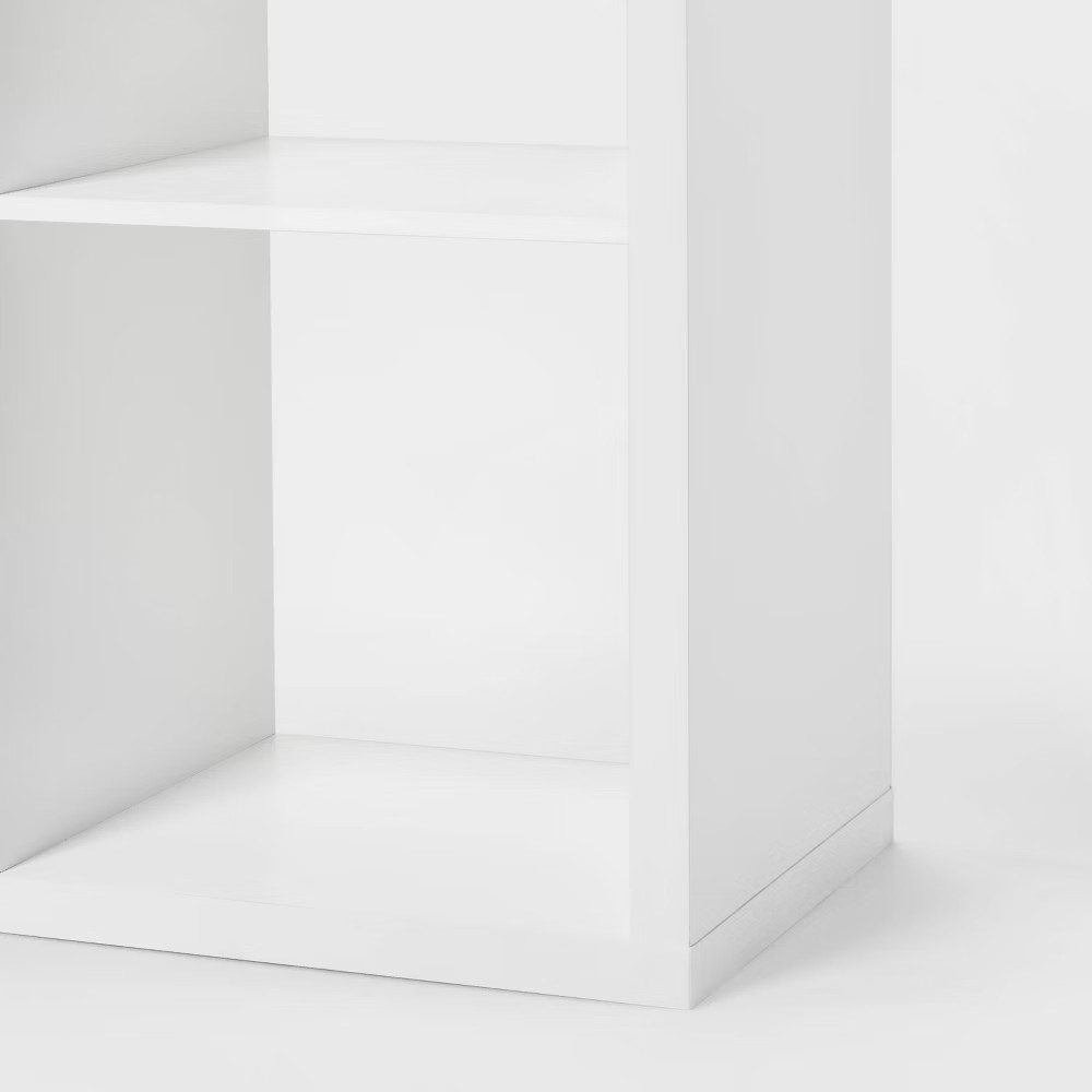 13'' 4 Cube Organizer White - Brightroom: Decorative Bookshelf, Cubby