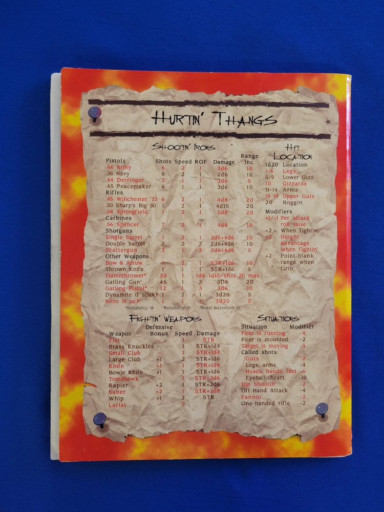 GM Screen with Module - Deadlands (1009)