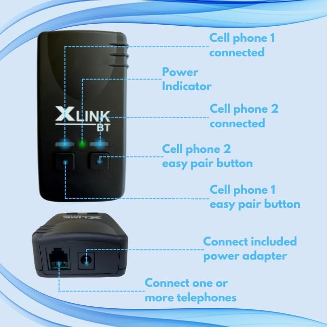 Xtreme Technologies XLink BT - Original Bluetooth Cell to Home Black
