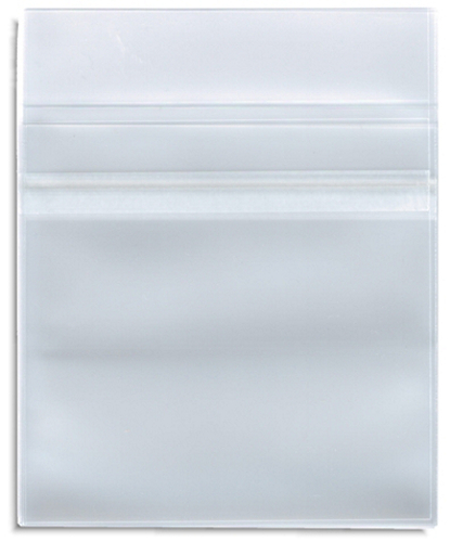 50-Pak =CLEAR PLASTIC POLY (CPP)= CD Sleeves, With Resealable Flap