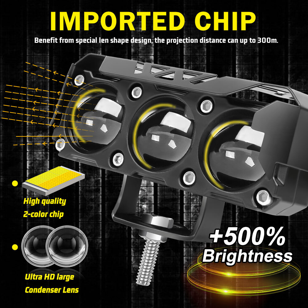 Roof For Can-Am Maverick X3 Curved 50" LED Light Bar Mount Kit +4" Cube Pods Fog