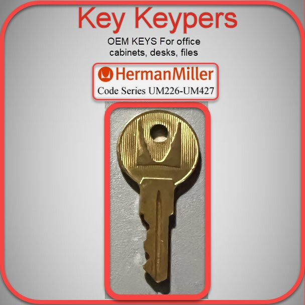 Herman Miller File Cabinet keys / Select your key code / Series UM226-UM427