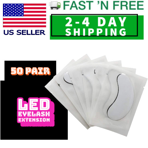 UV Light Blocking Sheets for LED Eyelash Extensions [50 pair], US SELLER