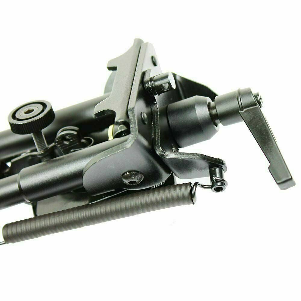 6" to 9" Adjustable Pivot / Rotating Spring Return Rifle Bipod Adjustable Legs