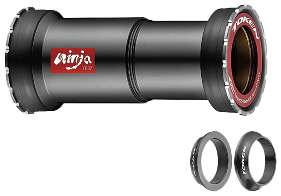 Token Ninja PF30 Double-Thread Bottom Bracket for 386EVO/392EVO Cranks | High