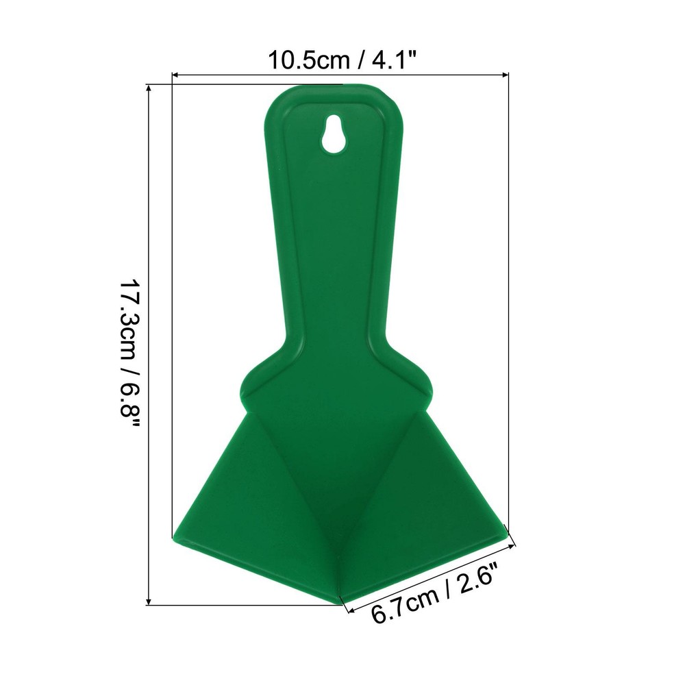 Inside and Corner Trowel 4 Inch Plastic Drywall Corner Tool, Green 2pcs
