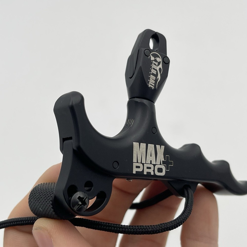 TRU Ball Max Pro Plus Bow Release - 4 Finger Black