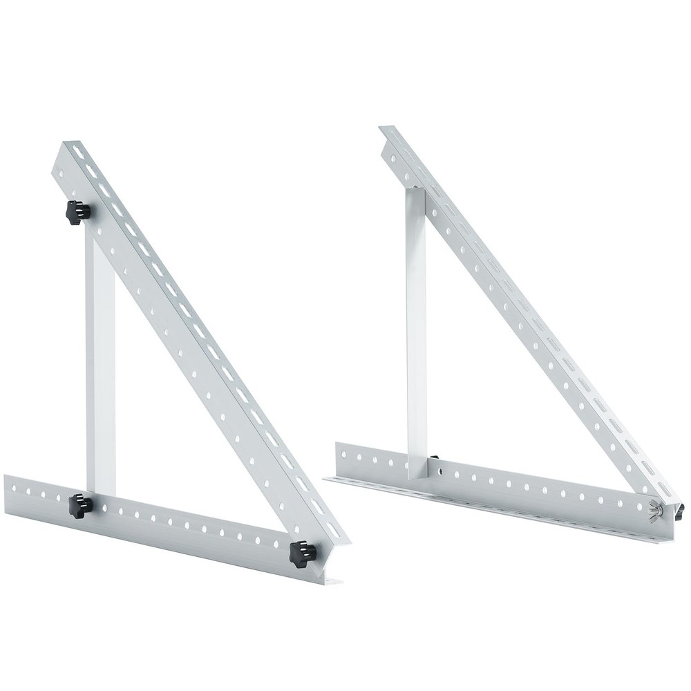 JJN 58" Solar Panel Mount, 0 to 90° Adjustable Solar Panel Mounting Bracket