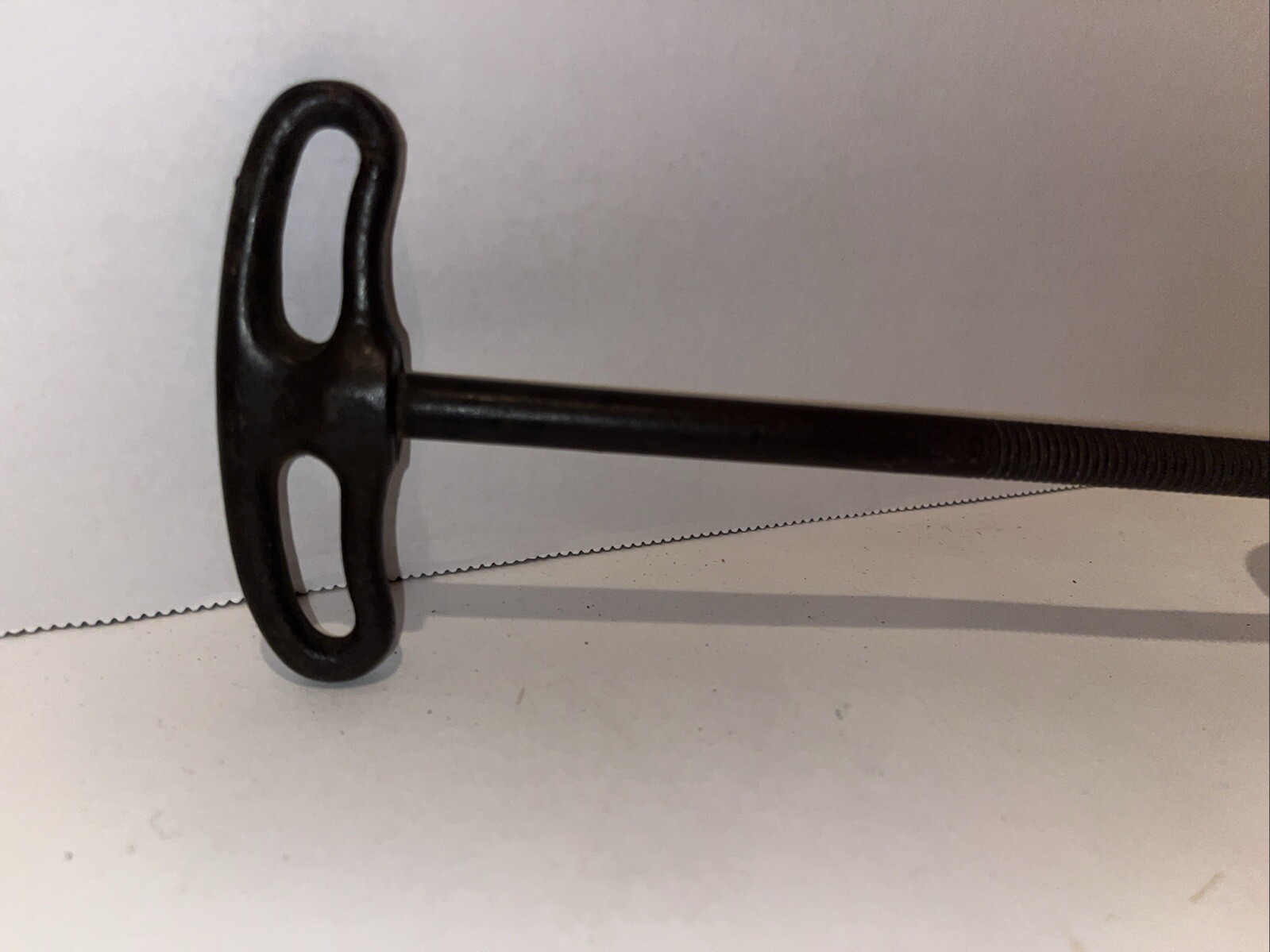 Antique Shoe Stretcher Crank Tree Authentic Marks Wood & Metal